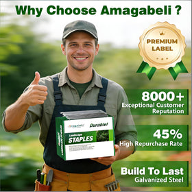 AMAGABELI rust-proof stakes withstand all seasons and humidity.
