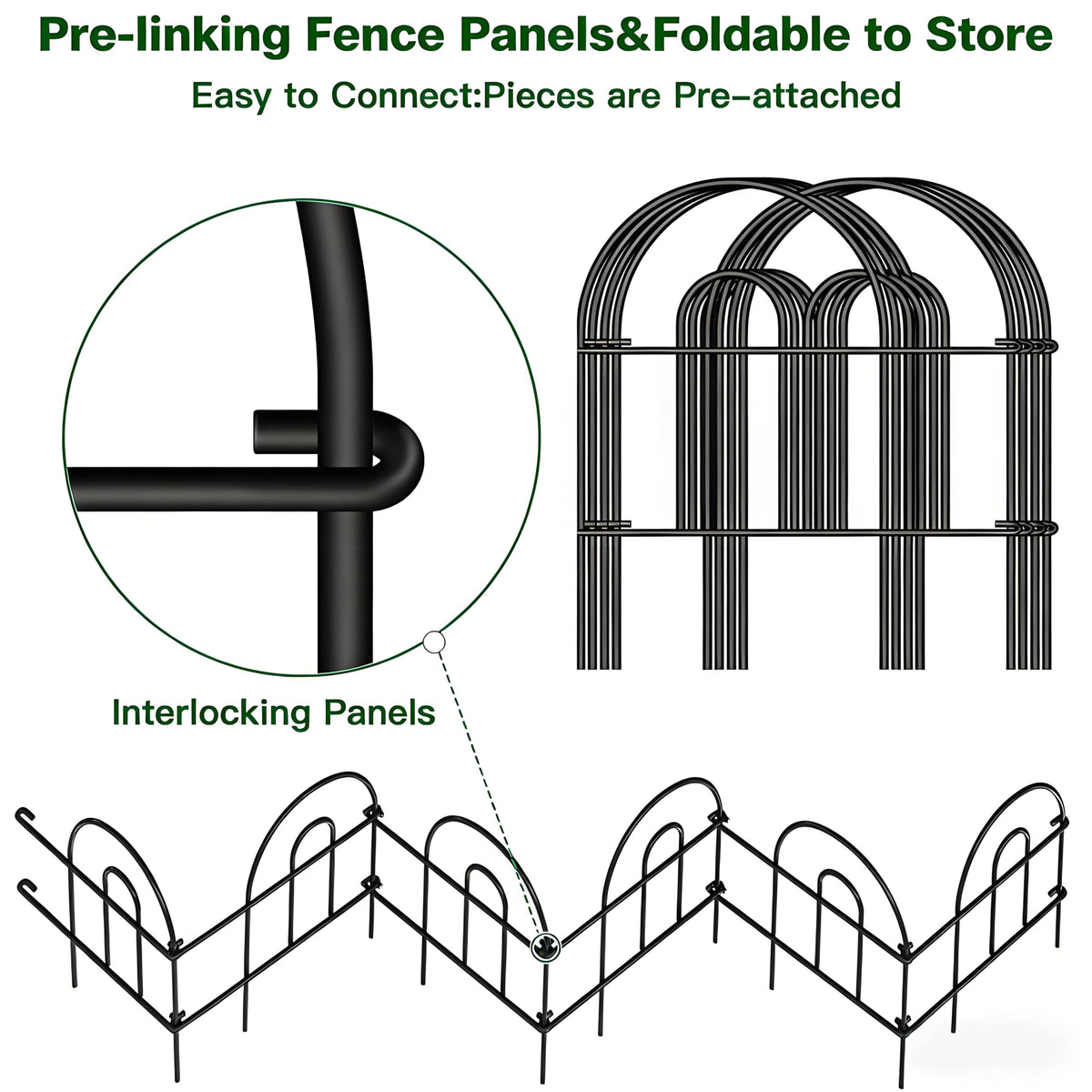 AMAGABELI rustproof garden fence coating ensures lasting color and weather resistance