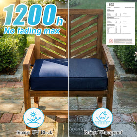 Amagenix hidden zipper cushions maintain clean, sleek look.