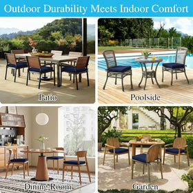 Amagenix versatile cushions suitable for patios, gardens, and balconies.