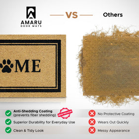 AMARU DOOR MATS 17x29 standard size fits most doors.