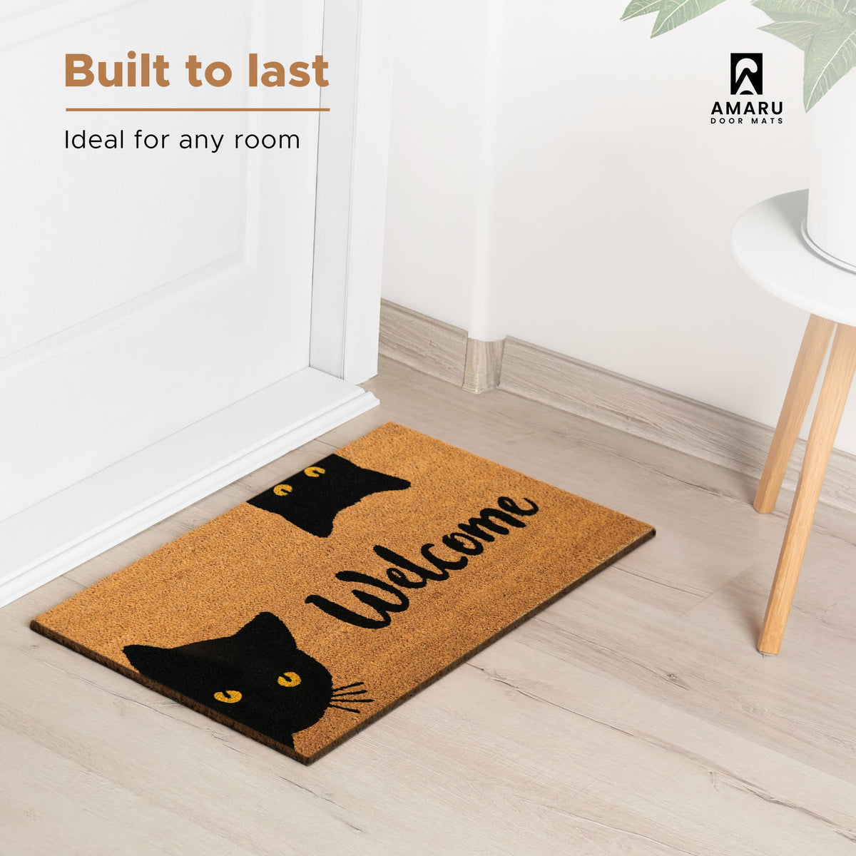 AMARU natural coconut fiber surface for durable dirt trapping