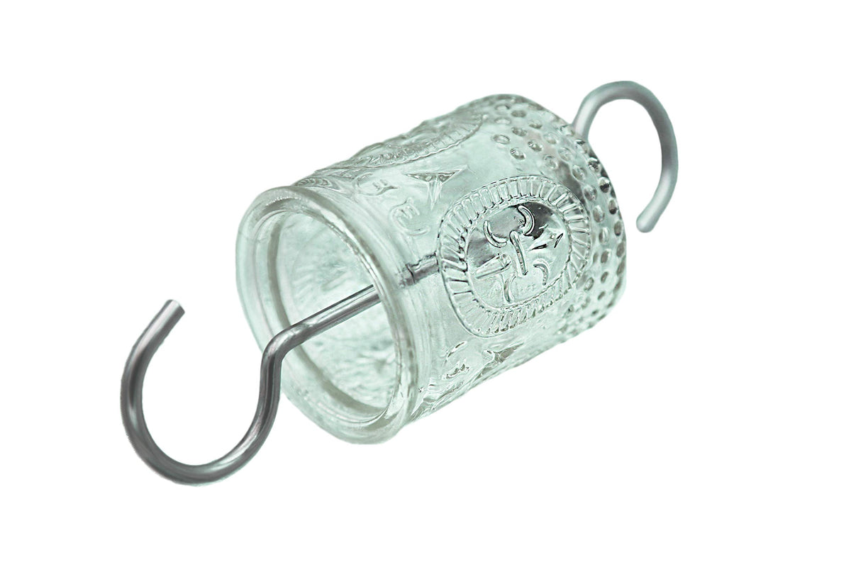 AMAURAS large-capacity ant moat with clear glass, reduces refills and keeps nectar fresh