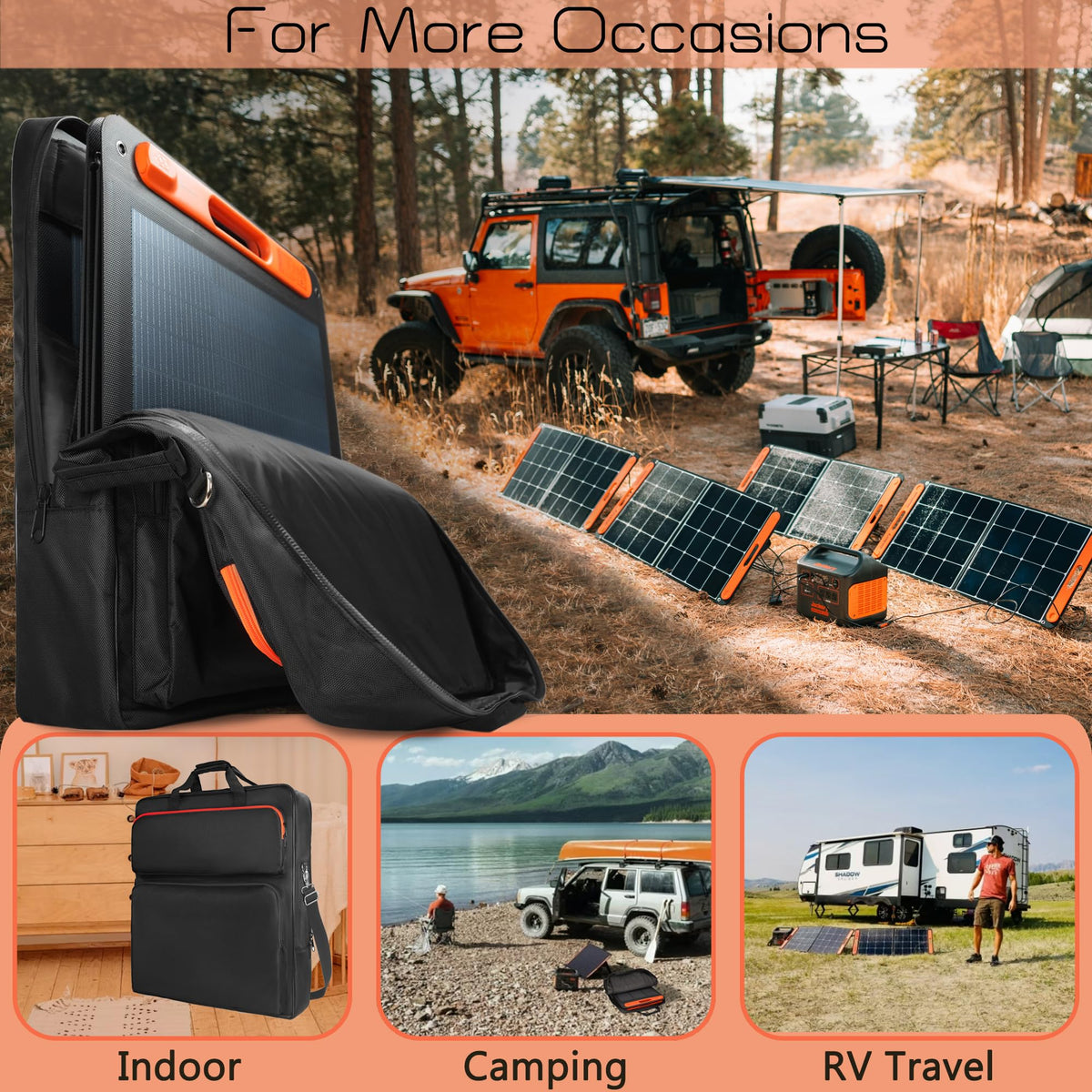 Amazing Fair padded shoulder strap reduces pressure during transport