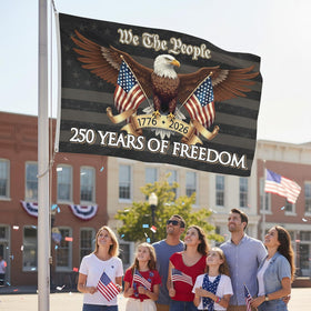 Amazing Flag Kingdom 3-ply flag is tear resistant across weather.