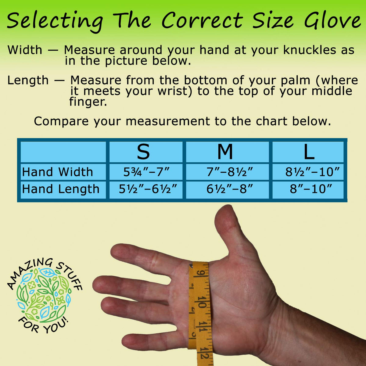 Amazing Stuff For You! Suitable garden gloves for both men and women.