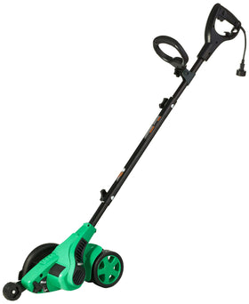 Amazon Basics 12 Amp lawn edger front view highlights sturdy construction