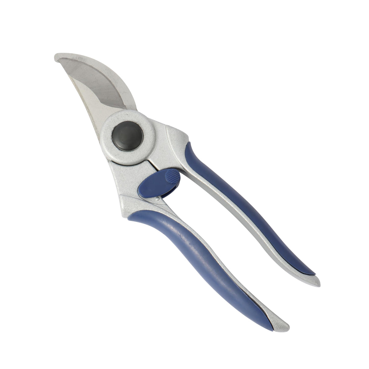 Amazon Basics bypass pruning shears cutting a branch in a garden