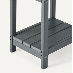 Amazon Basics durable outdoor table suitable for patios, decks, and gardens