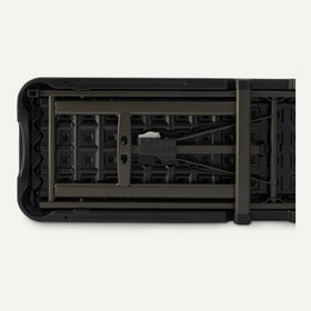 Amazon Basics bench with safety lock keeps legs securely in place