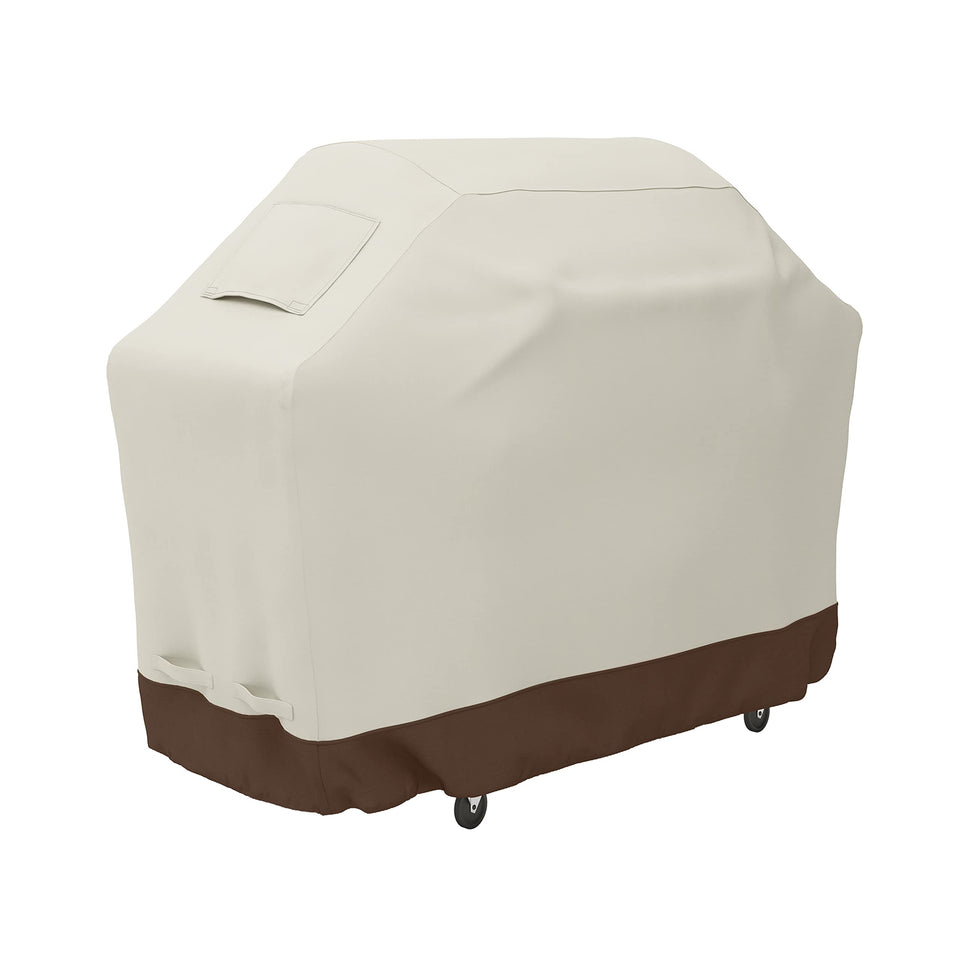 Amazon Basics gas grill cover waterproof protection for outdoor use.