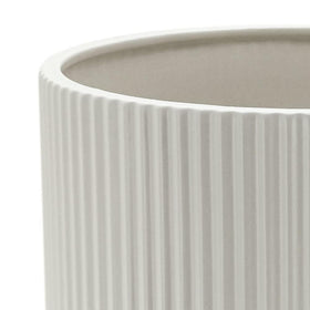 Amazon Basics indoor-outdoor planter in white for flexible placement.