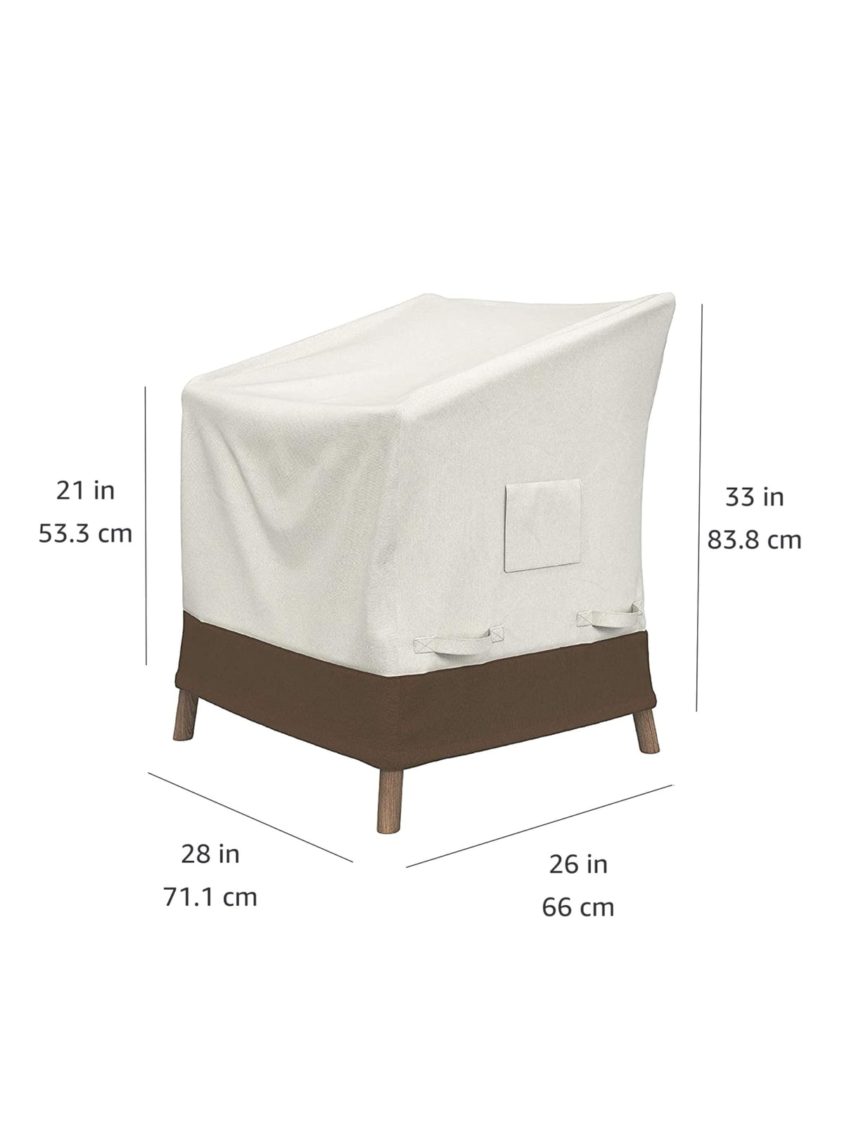 Amazon Basics patio chair cover dimensions guide helps select a proper fit.