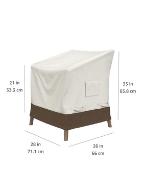 Amazon Basics patio chair cover dimensions guide helps select a proper fit.