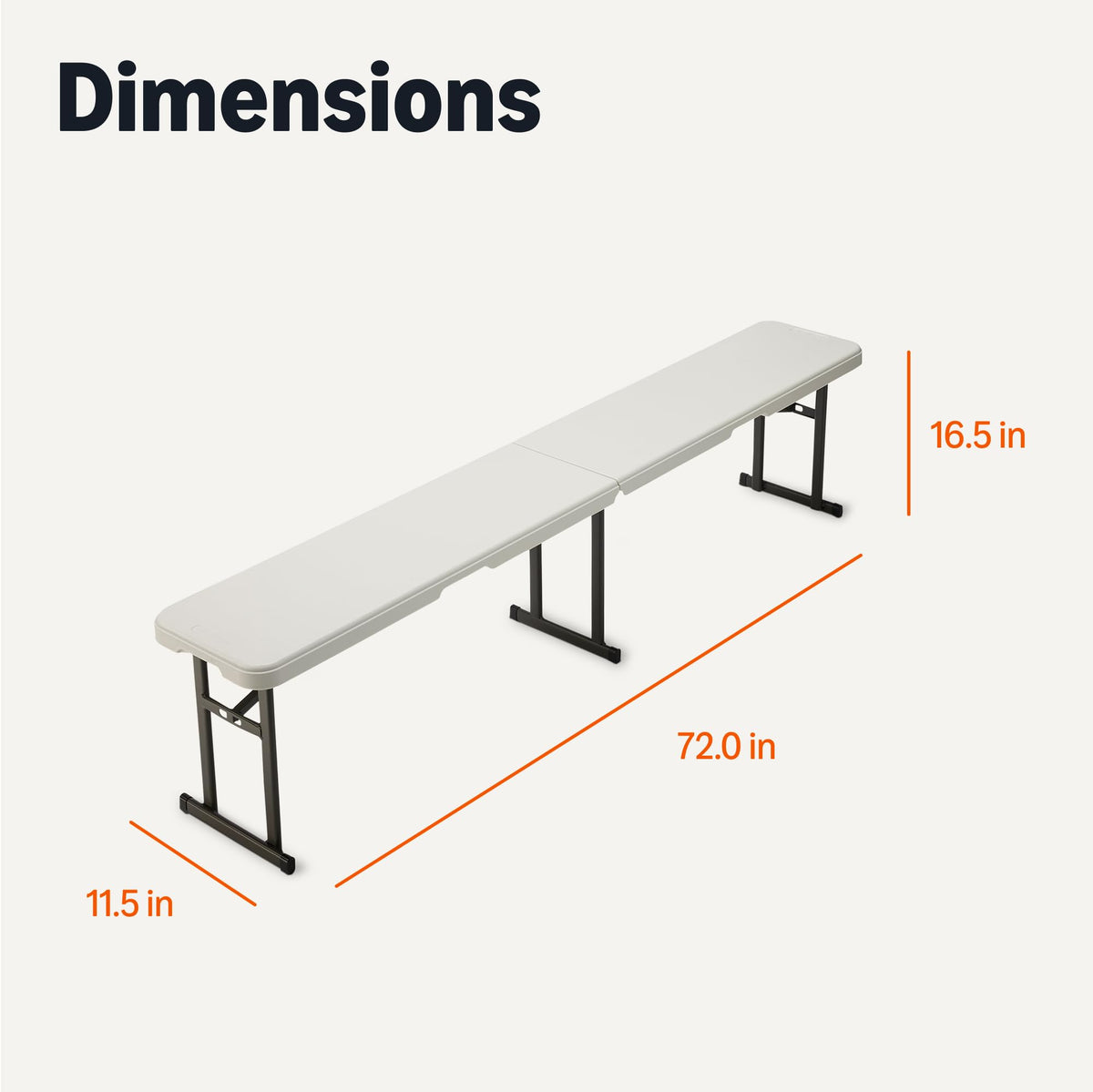 Amazon Basics picnic and barbecue setup bench ideal for extra guests