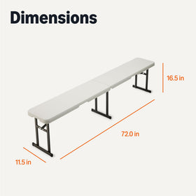 Amazon Basics picnic and barbecue setup bench ideal for extra guests