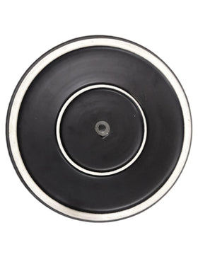 Amazon Basics planter with rubber plug for moisture control options.