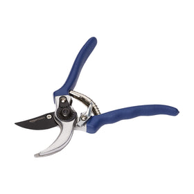 Amazon Basics 8-inch bypass pruning shears with an ergonomic grip for precise cuts.