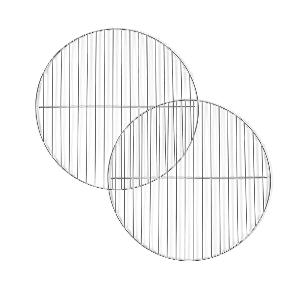 Amazon Basics replacement cooking grate, 14.7-inch diameter, chrome-plated steel for durable grilling