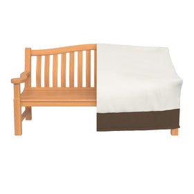 Amazon Basics cover highlights strong interlocking seams for long-term use