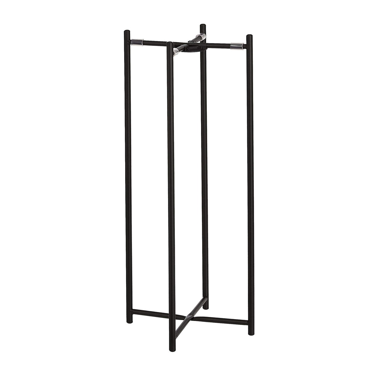 Amazon Basics stand fits neatly in a corner or window for space-saving display
