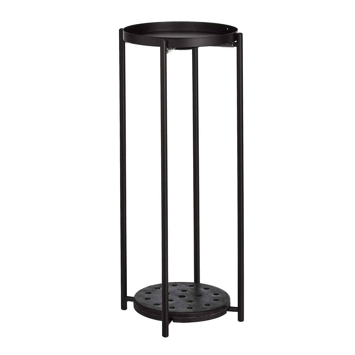 Amazon Basics two-tier plant stand second shelf for extra plants or decor