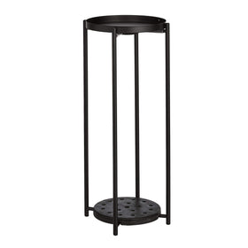 Amazon Basics two-tier plant stand second shelf for extra plants or decor