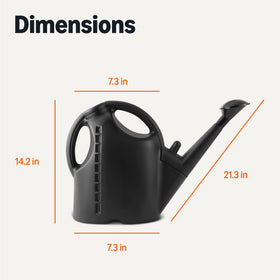 Amazon Basics Watering Can ideal for small outdoor gardens and flower beds.