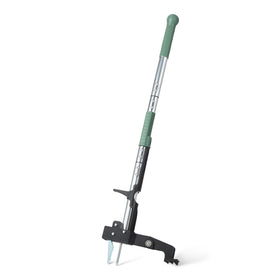 Amazon Basics weed puller with 4-claw head for easy root extraction in gardens.