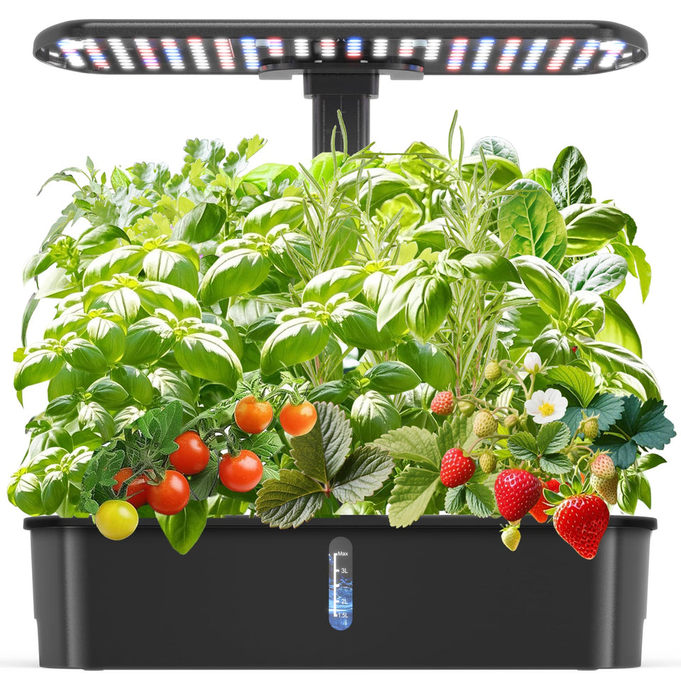 Ambgrow hydroponics system with 12 pods for quick indoor harvests