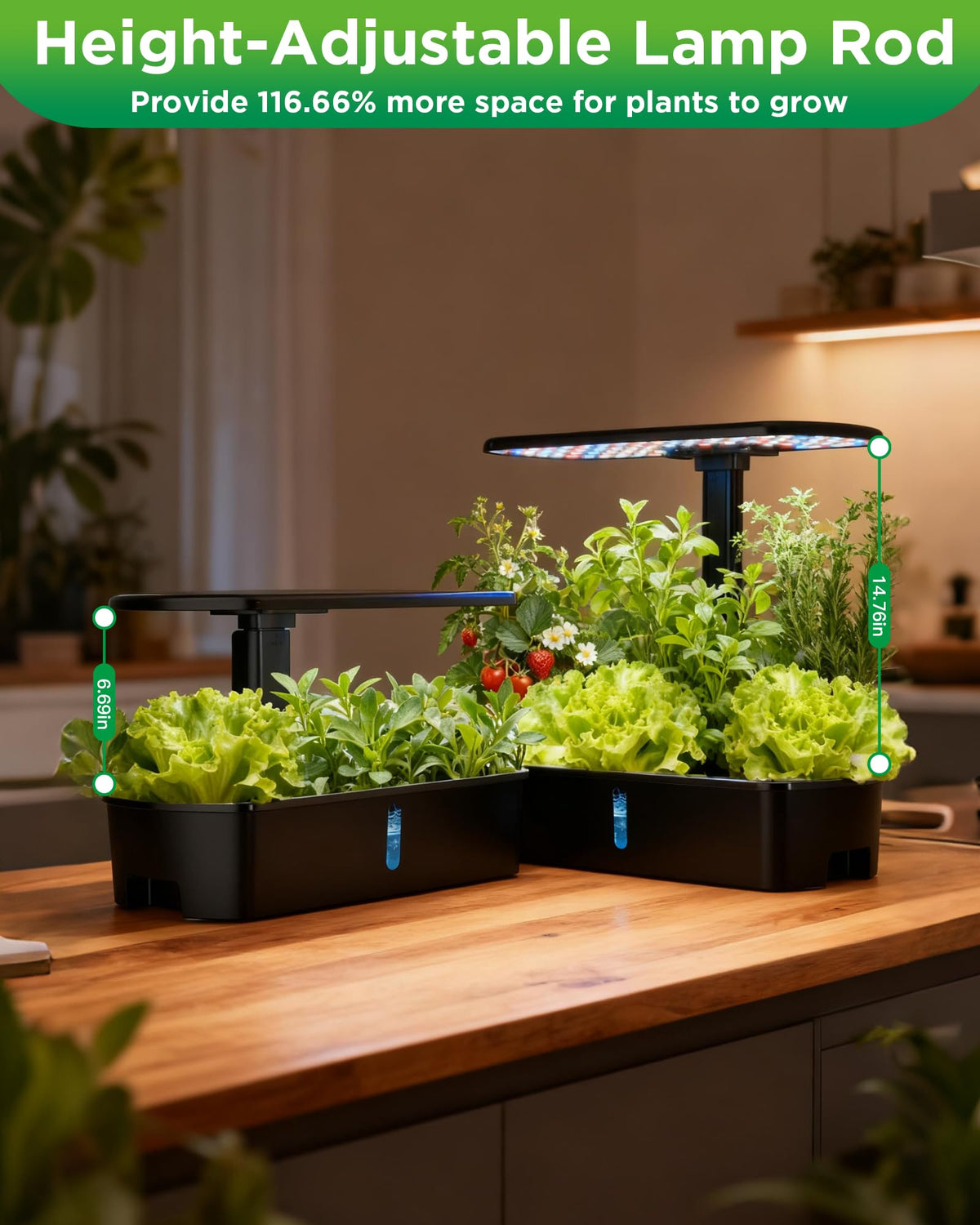 Ambgrow quiet pump ensures peaceful home gardening