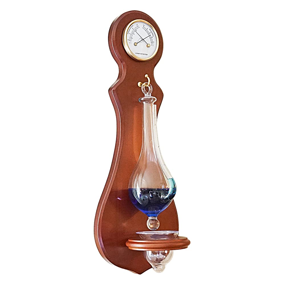 Ambient Weather BA212 thermometer-hygrometer dials provide quick indoor climate readings.