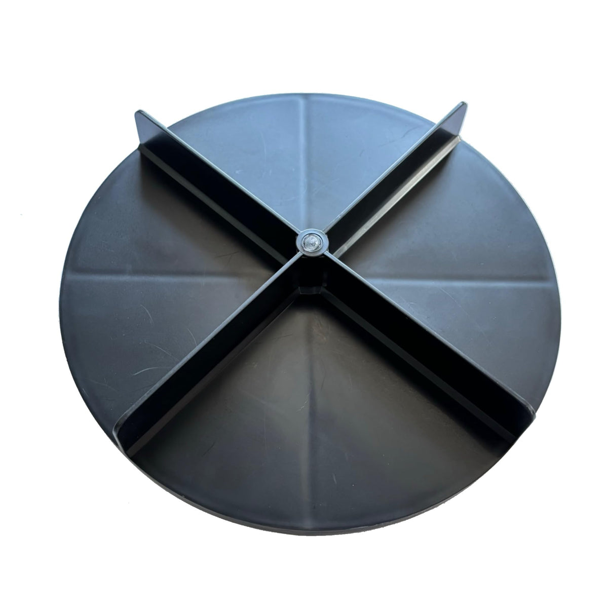 AMBITIONMOTOR 8-inch spinner disk front view showing the durable structure for ATV/UTV replacement.