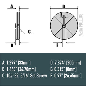 AMBITIONMOTOR brass insert nut closeup demonstrating strong 8mm insert for wear resistance.