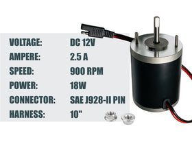 AMBITIONMOTOR motor IP67 seal detail for rugged ATV/UTV operation.