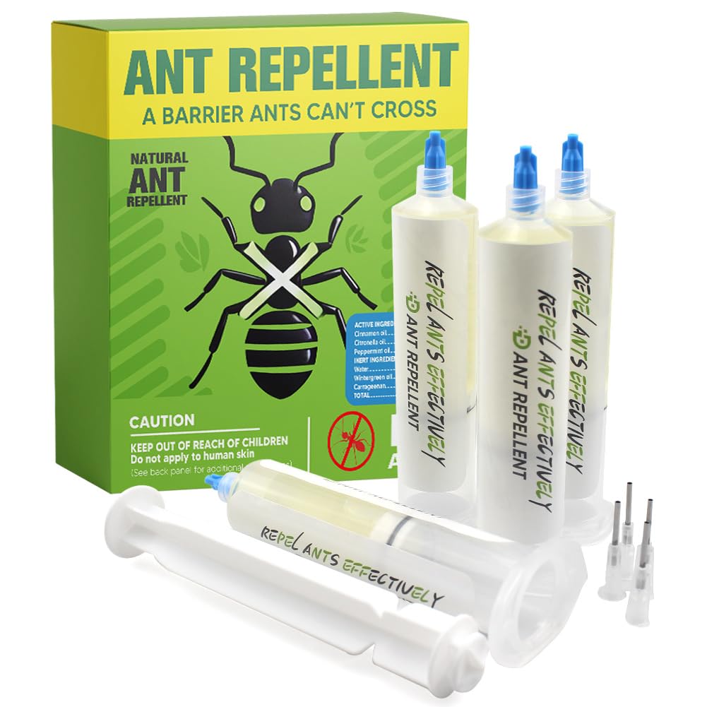AMDEIUR ant-repellent 4P package ready for indoor and outdoor use.