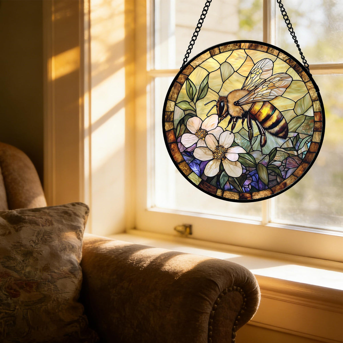 AMDERVEN bee-yellow design makes a thoughtful gift for art lovers and new homeowners.