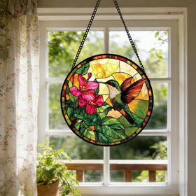 AMDERVEN durable glass and metal fixtures ensure secure hanging.