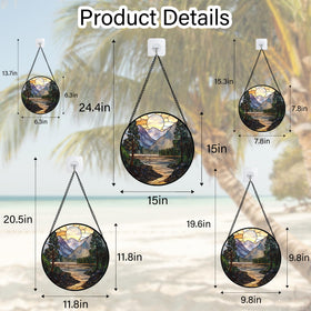 AMDERVEN easy hang sun catcher for quick window decor upgrade