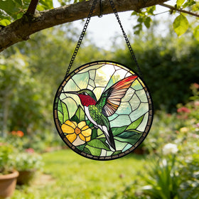 AMDERVEN easy-to-install suncatcher hangs quickly to brighten any space.