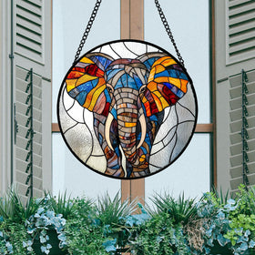 AMDERVEN elephant sun catcher creates sunlit reflections that elevate any doorway or sill