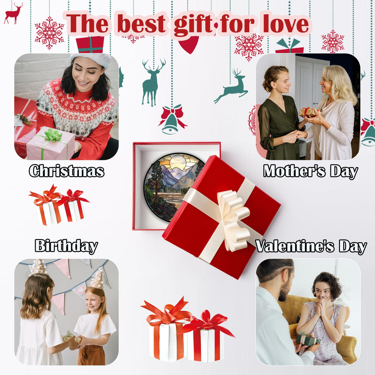 AMDERVEN gift ready suncatcher perfect for art lovers and occasions