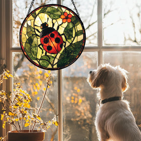 AMDERVEN green plant sun catcher adds lively hues to any room.