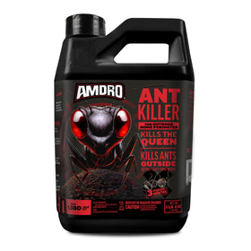 Amdro ant killer outdoor perimeter bottle around home provides long-lasting protection.