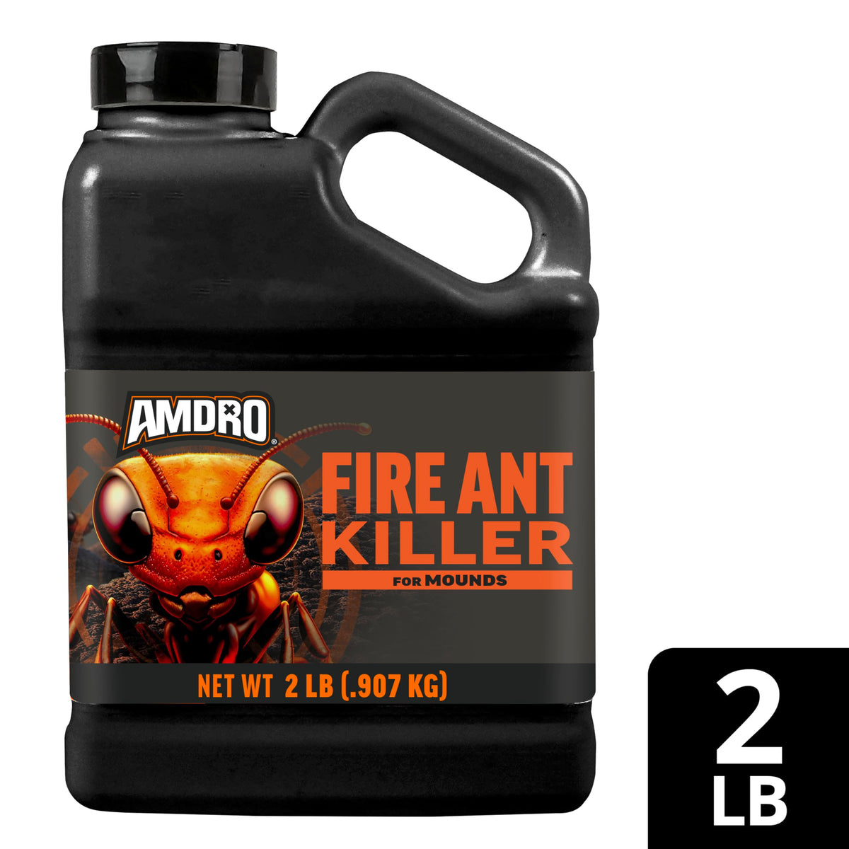 Amdro Fire Ant Killer Bait Granules being dispensed for targeted mound treatment