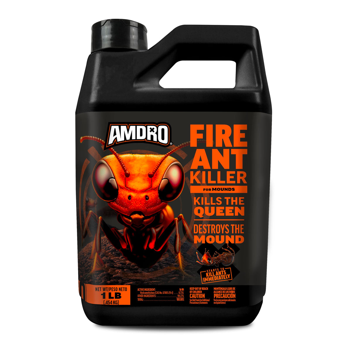 Amdro granules fire-ant bait mound-1lb ready for application.