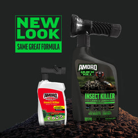 Broad-area coverage on a lawn using Amdro Quick Kill.