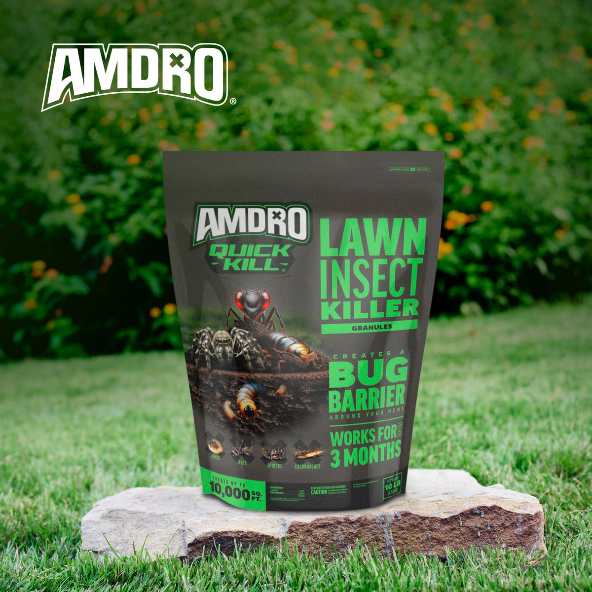 Amdro spread and water-in application after treatment