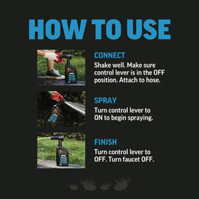 Amdro Tick Killer Yard Spray RTS treats lawns, trees, and shrubs effectively.