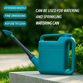 Amdtsaue 2gallon watering can ergonomic handle provides comfortable daily use.